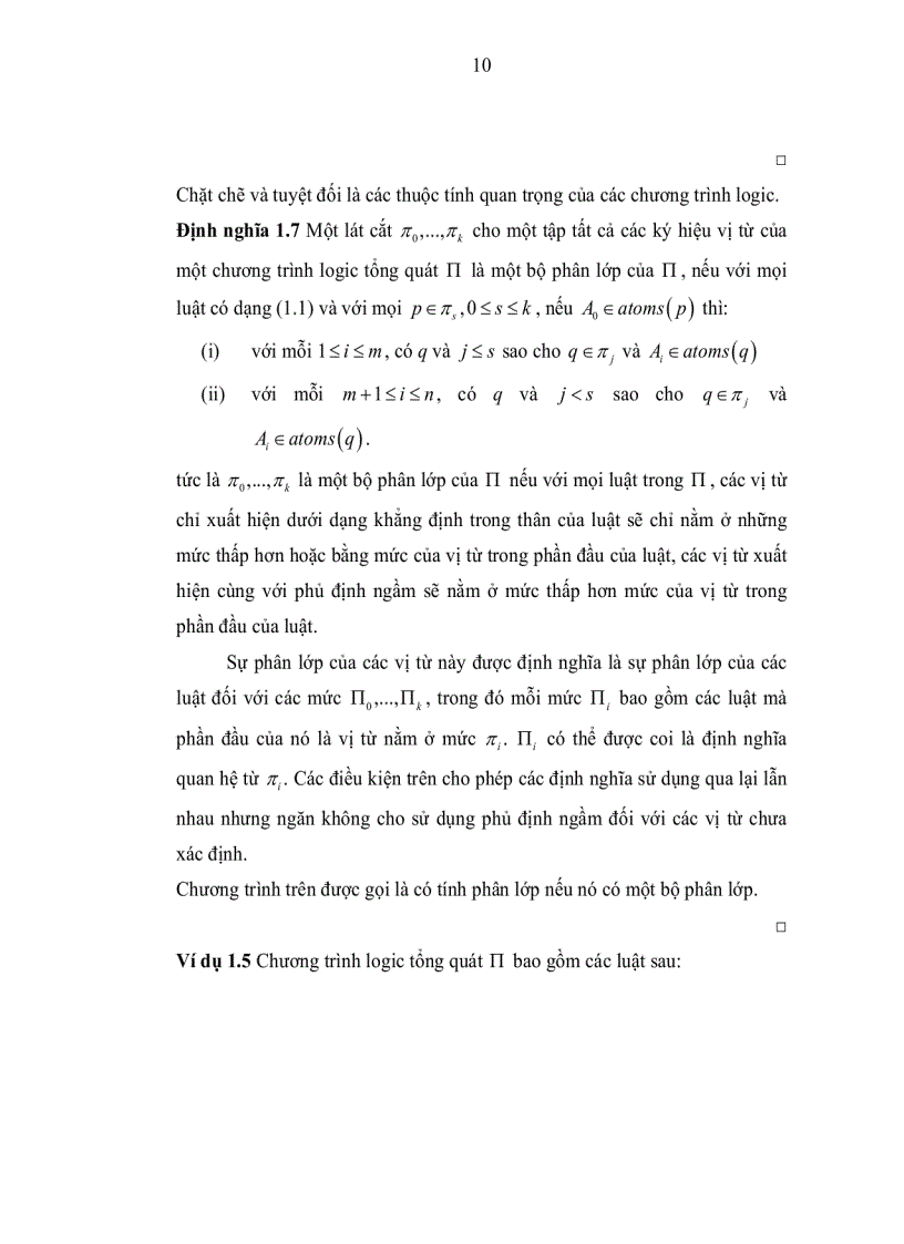 image for page Nghiên cứu các phương pháp biểu diễn tri thức trong lập trình Logic