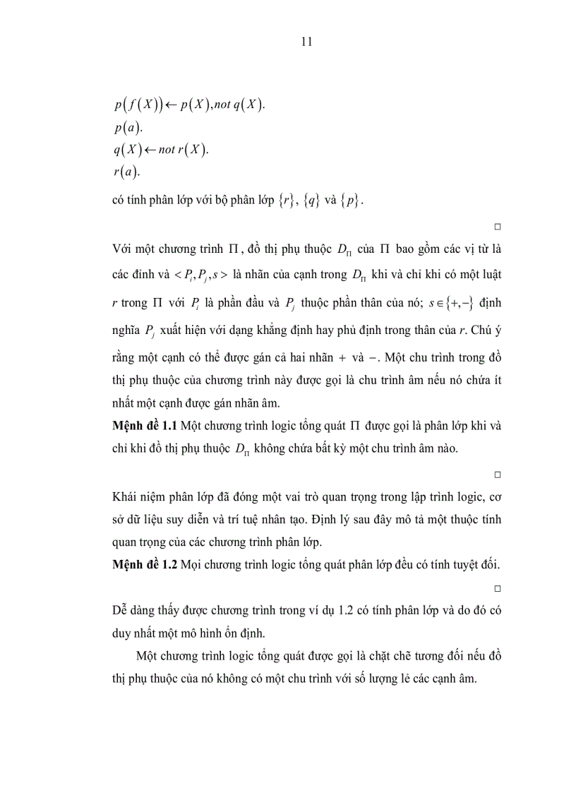 image for page Nghiên cứu các phương pháp biểu diễn tri thức trong lập trình Logic