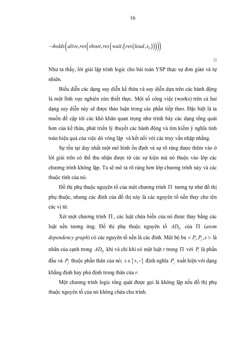 image for page Nghiên cứu các phương pháp biểu diễn tri thức trong lập trình Logic