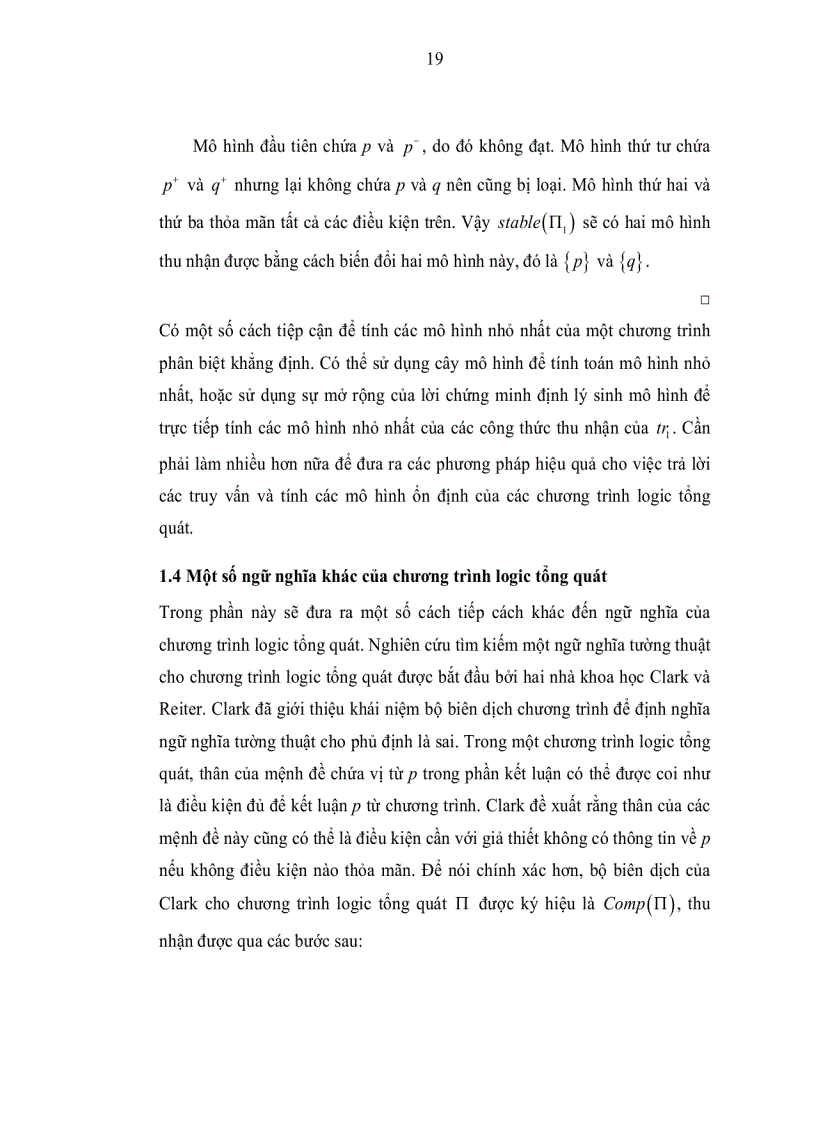 image for page Nghiên cứu các phương pháp biểu diễn tri thức trong lập trình Logic