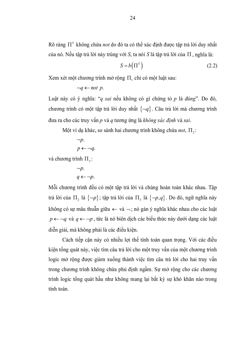 image for page Nghiên cứu các phương pháp biểu diễn tri thức trong lập trình Logic