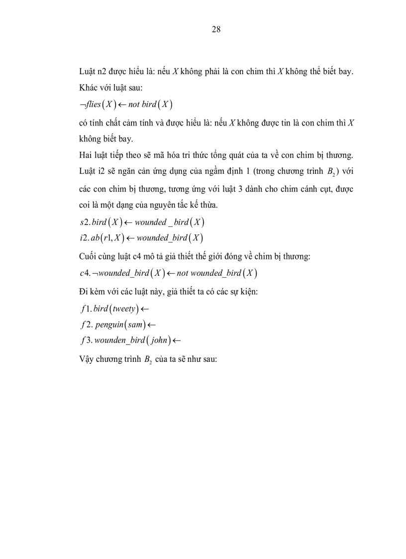 image for page Nghiên cứu các phương pháp biểu diễn tri thức trong lập trình Logic