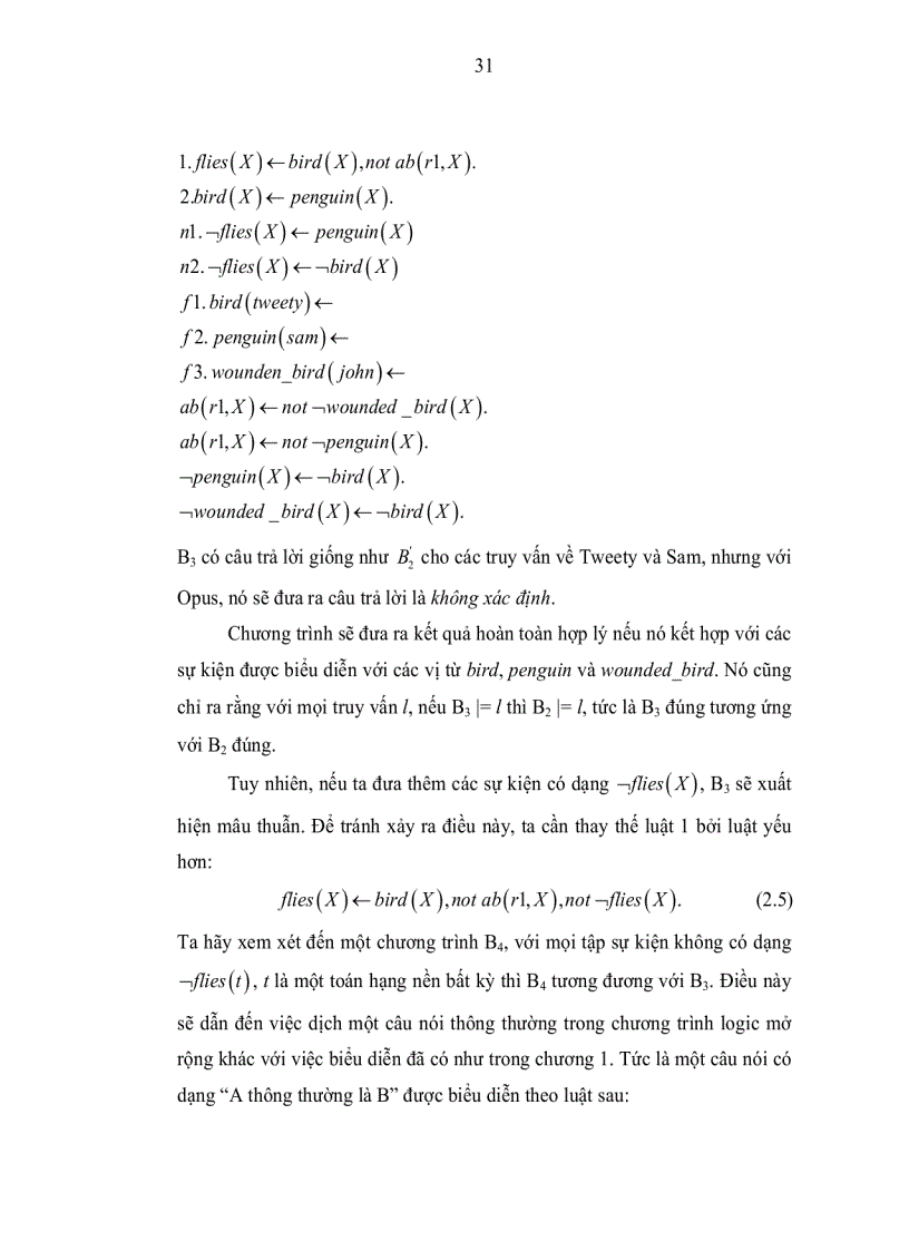 image for page Nghiên cứu các phương pháp biểu diễn tri thức trong lập trình Logic
