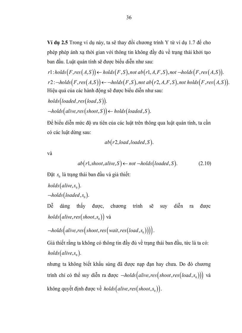 image for page Nghiên cứu các phương pháp biểu diễn tri thức trong lập trình Logic