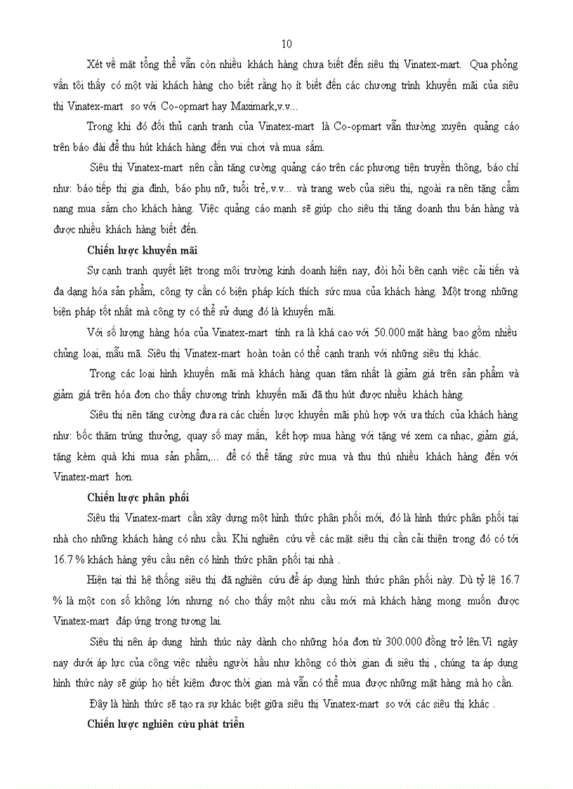 image for page Phân tích mô hình kinh doanh của hệ thống siêu thị VINATEX MART
