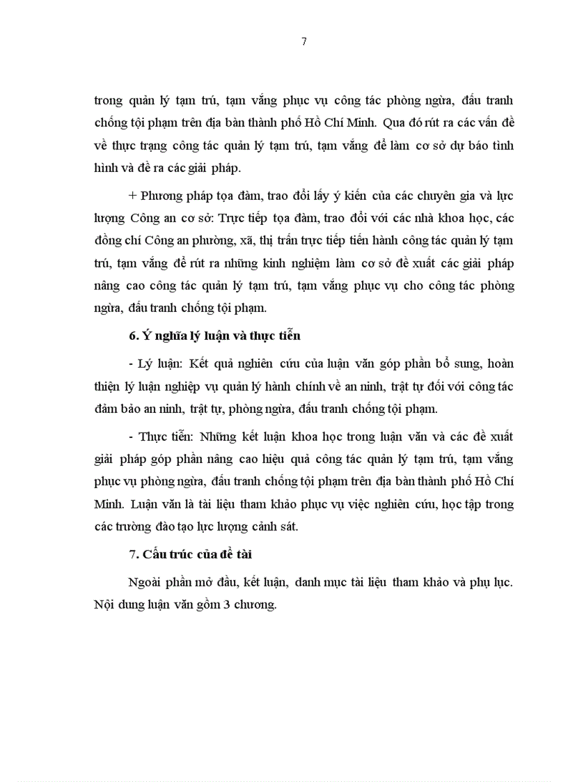 image for page Thực trạng và giải pháp nâng cao hiệu quả quản lý tạm trú tạm vắng của Công an cơ sở phục vụ công tác phòng ngừa đấu tranh chống tội phạm trên địa bàn thành phố Hồ Chí Minh
