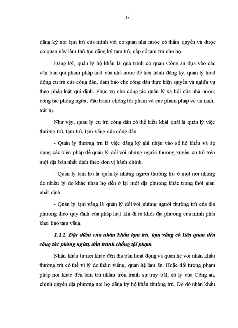 image for page Thực trạng và giải pháp nâng cao hiệu quả quản lý tạm trú tạm vắng của Công an cơ sở phục vụ công tác phòng ngừa đấu tranh chống tội phạm trên địa bàn thành phố Hồ Chí Minh