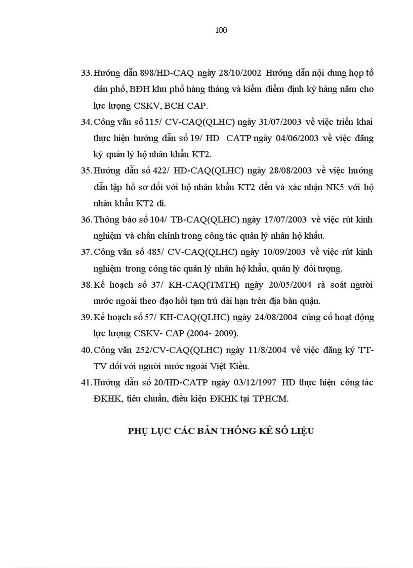 image for page Thực trạng và giải pháp nâng cao hiệu quả quản lý tạm trú tạm vắng của Công an cơ sở phục vụ công tác phòng ngừa đấu tranh chống tội phạm trên địa bàn thành phố Hồ Chí Minh