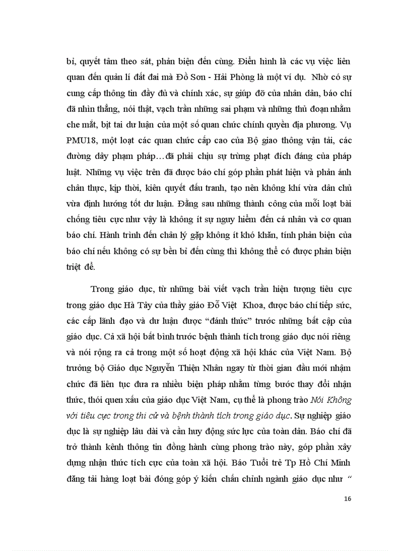 image for page Vai trò giám sát và phản biện xã hội của báo chí