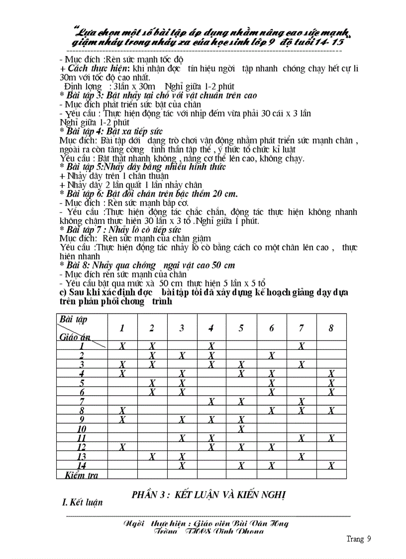 image for page Lựa chọn một số bài tập áp dụng nhằm nâng cao sức mạnh giậm nhảy trong nhảy xa của học sinh lớp 9 độ tuổi 14 15