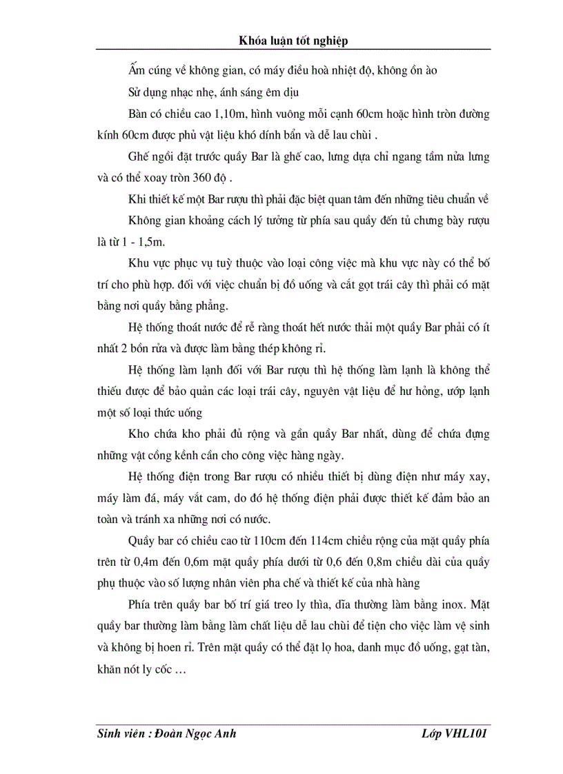 image for page Tìm hiểu nghiệp vụ pha chế quầy Bar tại nhà hàng Focus Hải Phòn