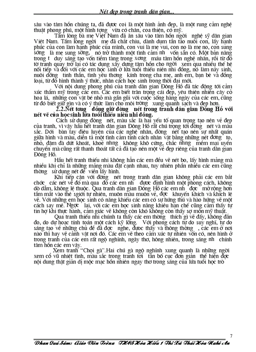 image for page Khái quát nét đẹp tranh dân gian Đông Hồ trong dạy học mỹ thuật cho học sinh phổ thông