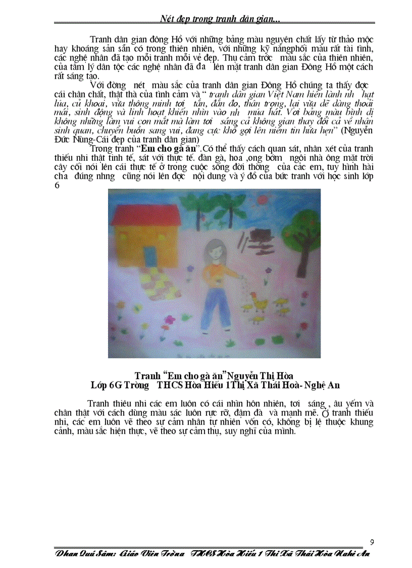 image for page Khái quát nét đẹp tranh dân gian Đông Hồ trong dạy học mỹ thuật cho học sinh phổ thông