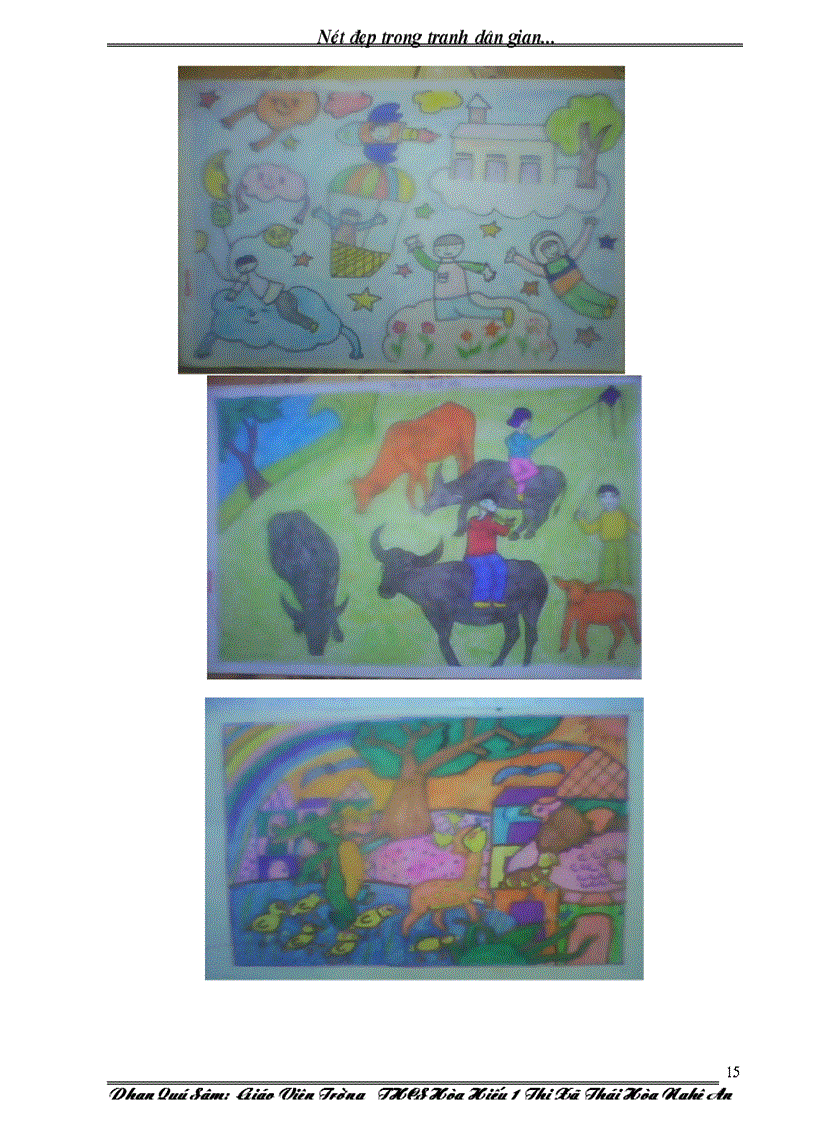 image for page Khái quát nét đẹp tranh dân gian Đông Hồ trong dạy học mỹ thuật cho học sinh phổ thông