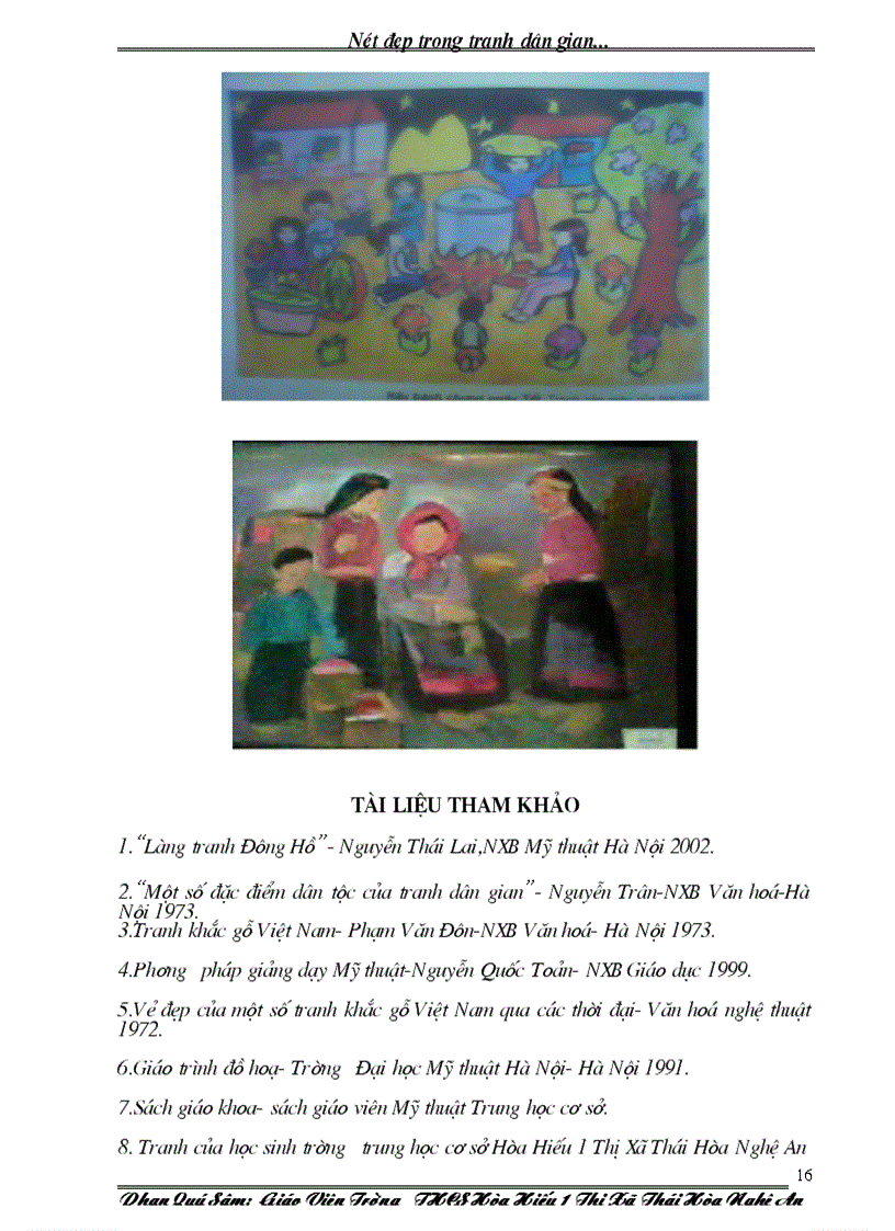 image for page Khái quát nét đẹp tranh dân gian Đông Hồ trong dạy học mỹ thuật cho học sinh phổ thông