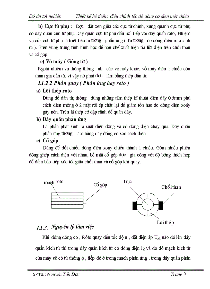 image for page Thiết kế hệ thống điều chỉnh động cơ điện một chiều