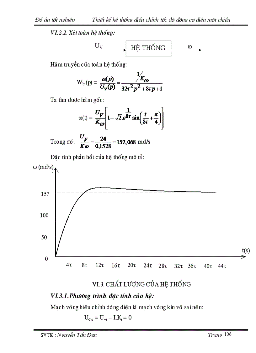 image for page Thiết kế hệ thống điều chỉnh động cơ điện một chiều