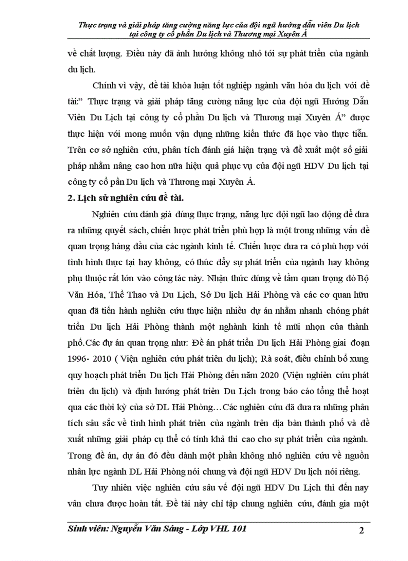 image for page Thực trạng và giải pháp tăng cường năng lực của đội ngũ Hướng Dẫn Viên Du Lịch tại công ty cổ phần Du lịch và Thương mại Xuyên Á
