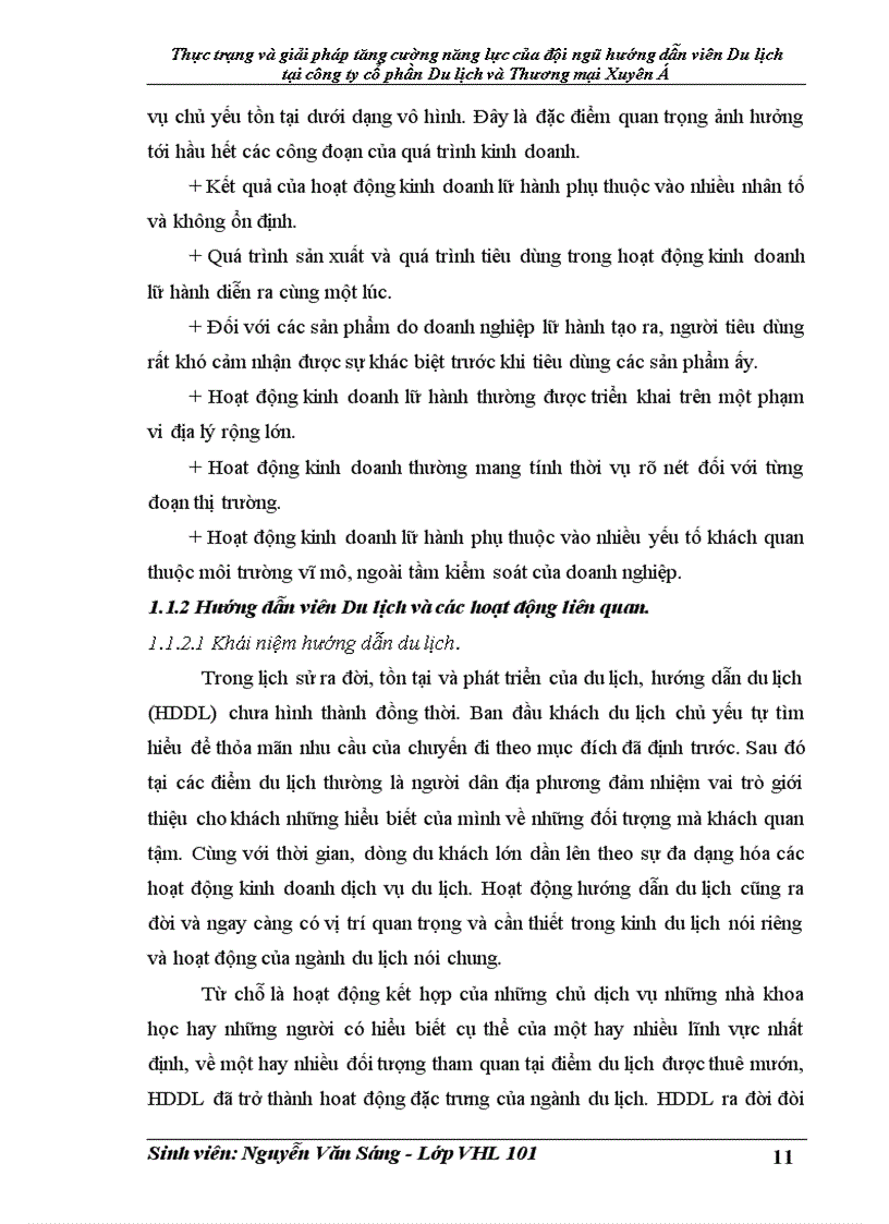 image for page Thực trạng và giải pháp tăng cường năng lực của đội ngũ Hướng Dẫn Viên Du Lịch tại công ty cổ phần Du lịch và Thương mại Xuyên Á