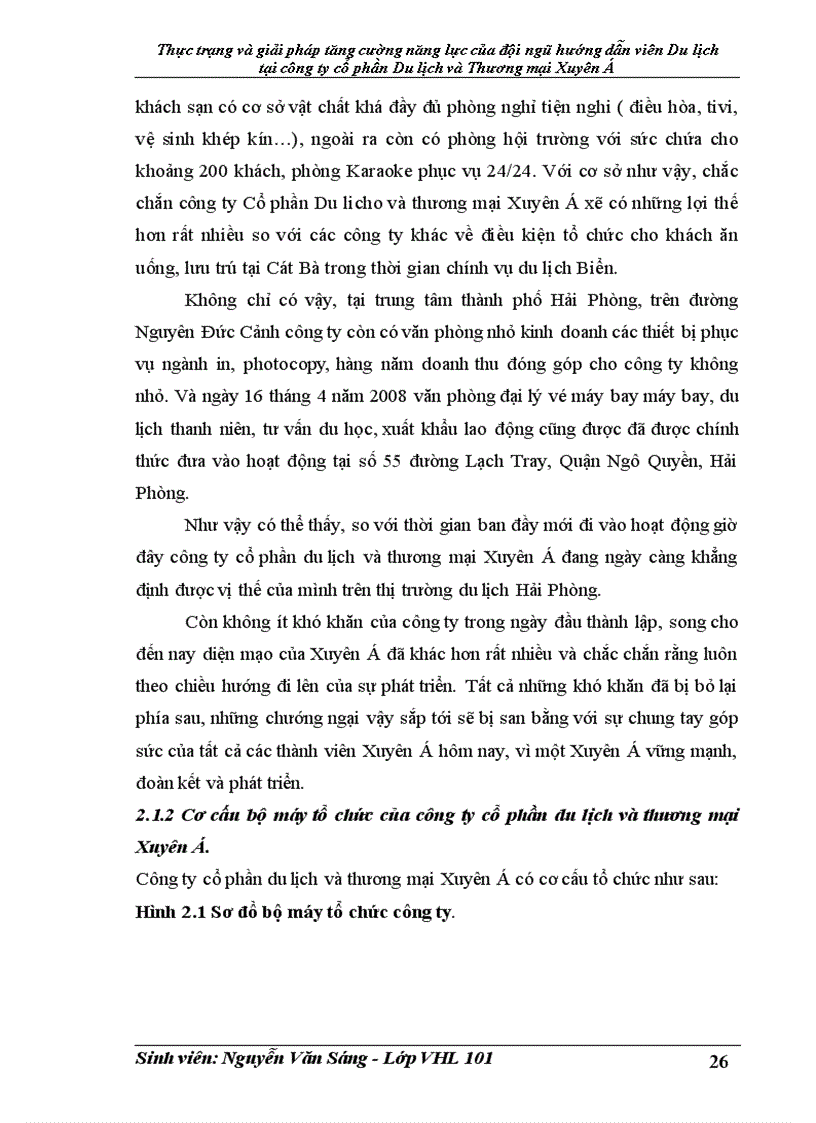 image for page Thực trạng và giải pháp tăng cường năng lực của đội ngũ Hướng Dẫn Viên Du Lịch tại công ty cổ phần Du lịch và Thương mại Xuyên Á