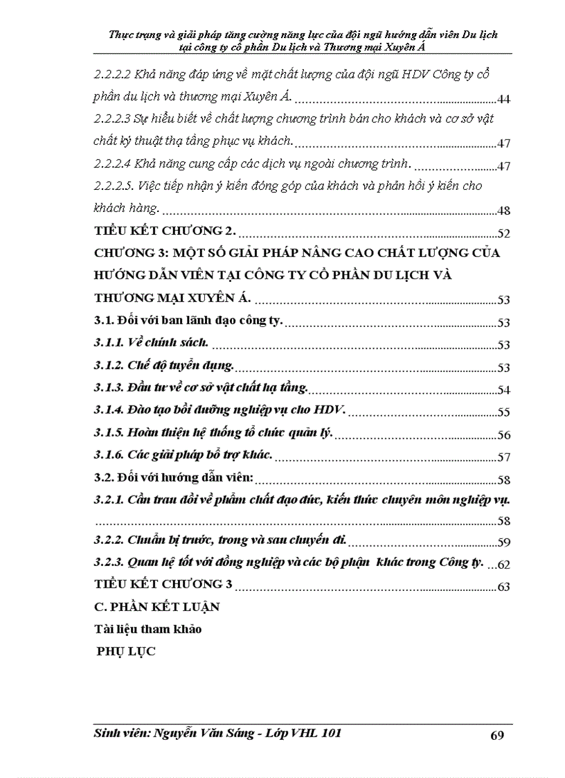 image for page Thực trạng và giải pháp tăng cường năng lực của đội ngũ Hướng Dẫn Viên Du Lịch tại công ty cổ phần Du lịch và Thương mại Xuyên Á