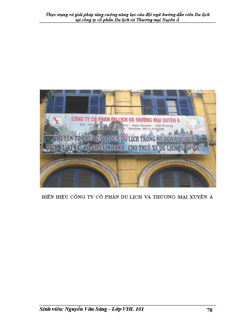 image for page Thực trạng và giải pháp tăng cường năng lực của đội ngũ Hướng Dẫn Viên Du Lịch tại công ty cổ phần Du lịch và Thương mại Xuyên Á