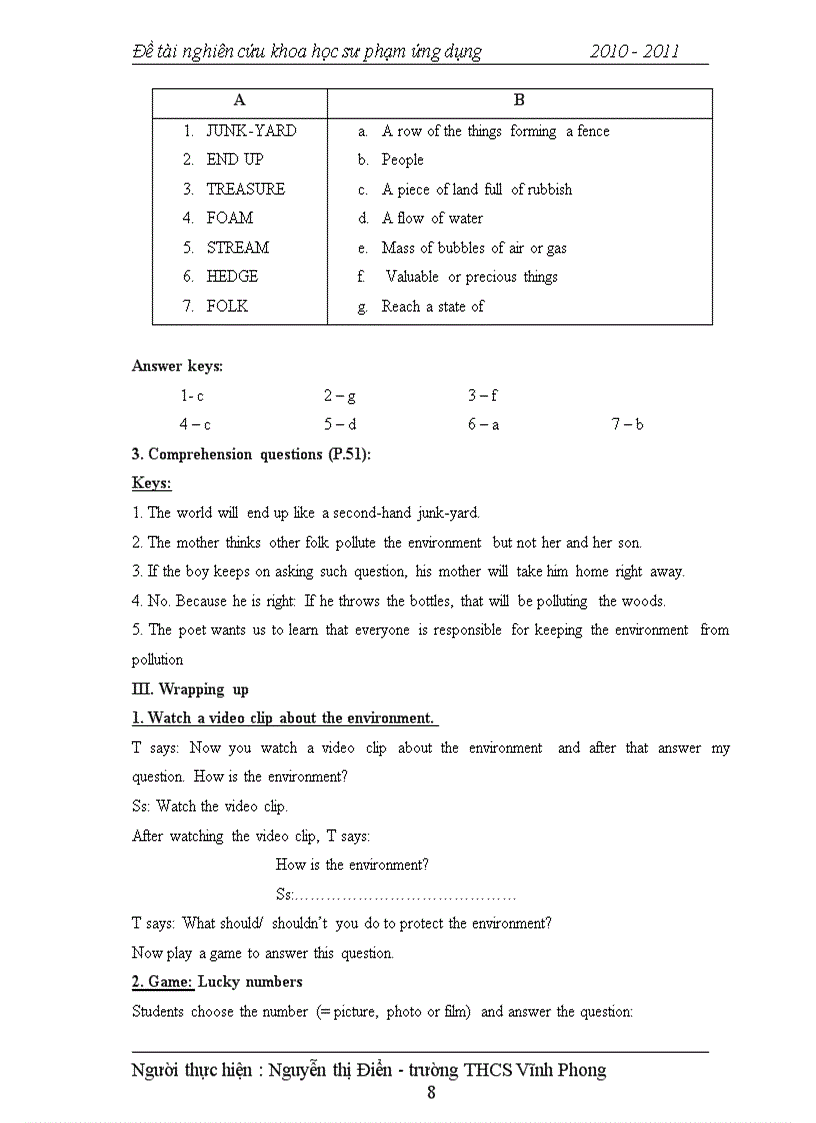 image for page Ứng dụng thiết bị dạy học hiện đại để đổi mới bài dạy đọc tiếng Anh 9