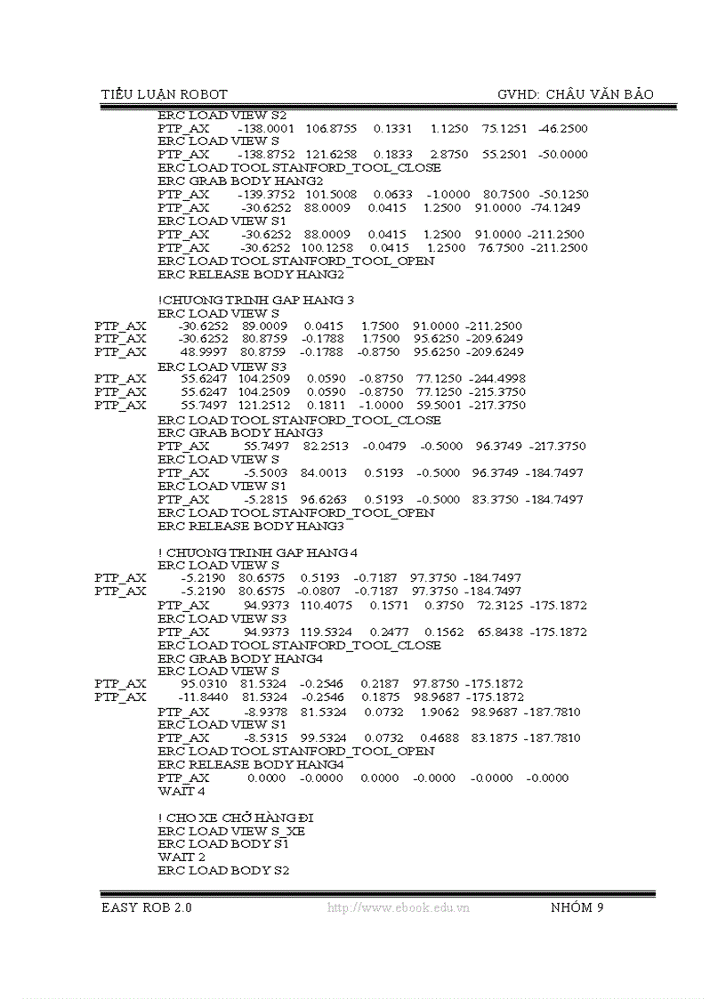 image for page Mô phỏng robot bằng phần mềm Easy Rob 2 0