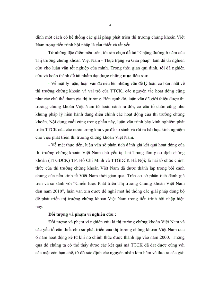 image for page Chặng đường 6 năm của Thị trường chứng khoán Việt Nam Thực trạng và Giải pháp