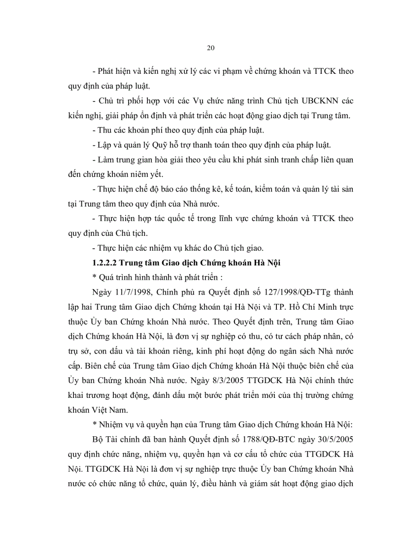 image for page Chặng đường 6 năm của Thị trường chứng khoán Việt Nam Thực trạng và Giải pháp