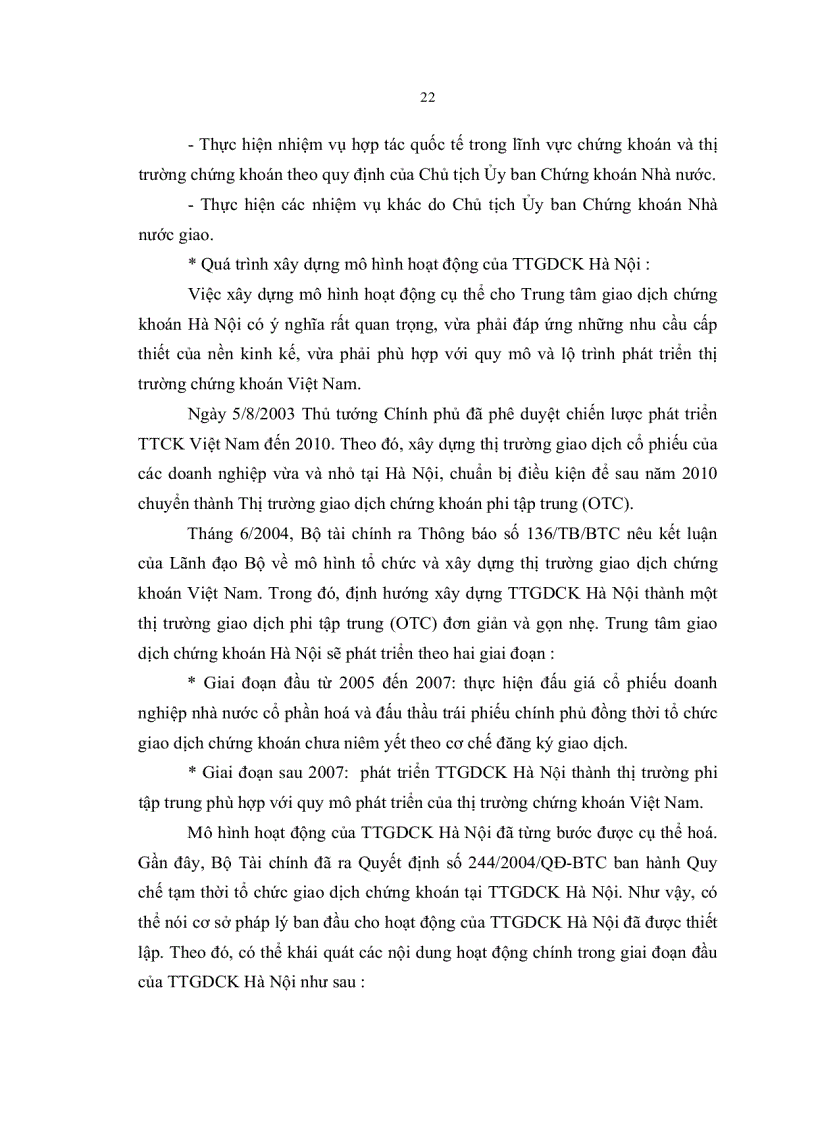 image for page Chặng đường 6 năm của Thị trường chứng khoán Việt Nam Thực trạng và Giải pháp