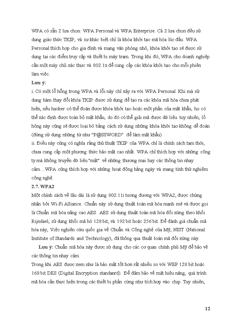image for page Trình bày các chính sách bảo mật mạng wireless