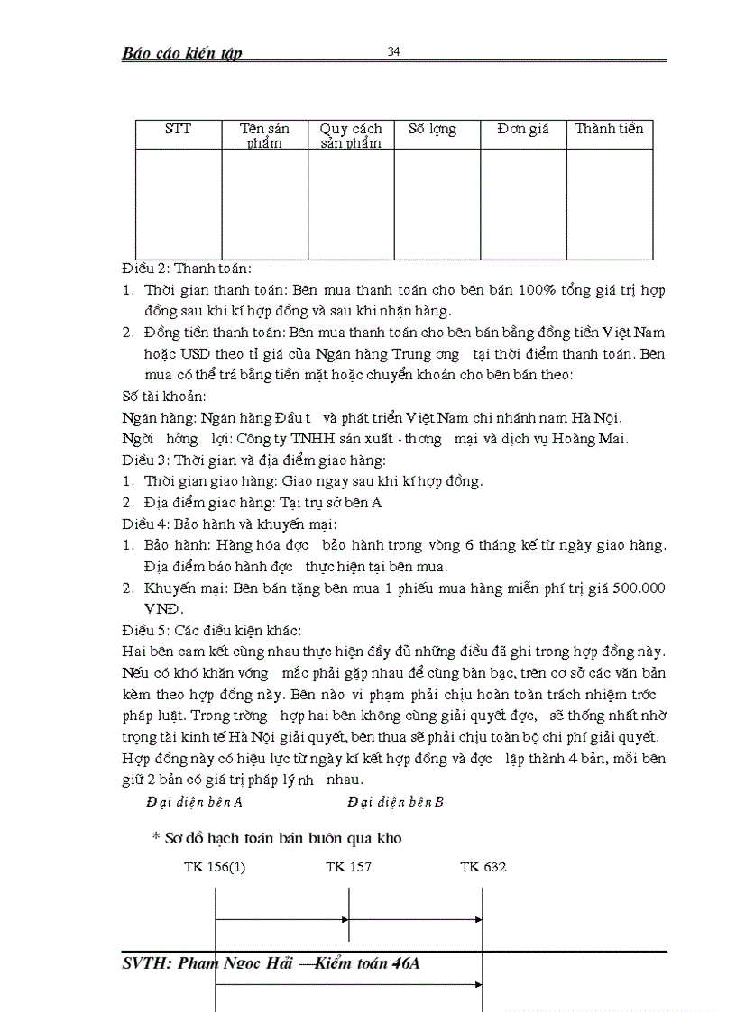 image for page Thực trạng tổ chức hạch toán kế toán tại Công ty TNHH sản xuất thương mại và dịch vụ Hoàng Mai