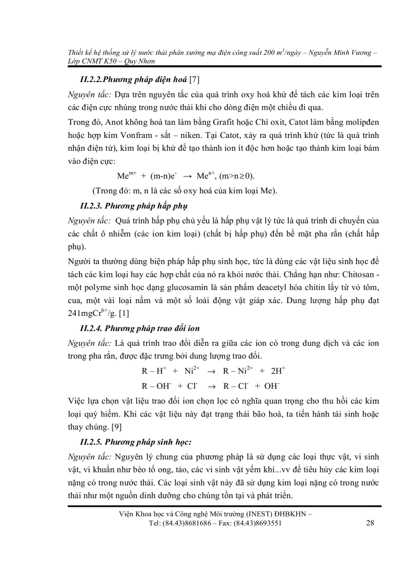 image for page Thiết kế hệ thống xử lý nước thải phân xưởng mạ điện công suất 200 m3 ngày