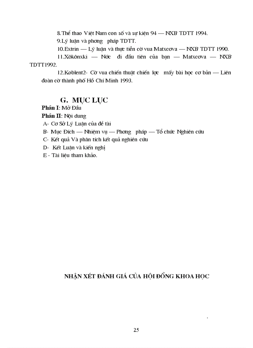 image for page Nghiên cứu lựa chọn các biện pháp nhằm nâng cao hiệu quả quá trình giảng dạy huấn luyện các dạng thức khai cuộc thoáng môn cờ vua cho học sinh phổ thông trung học lứa tuổi 15 17