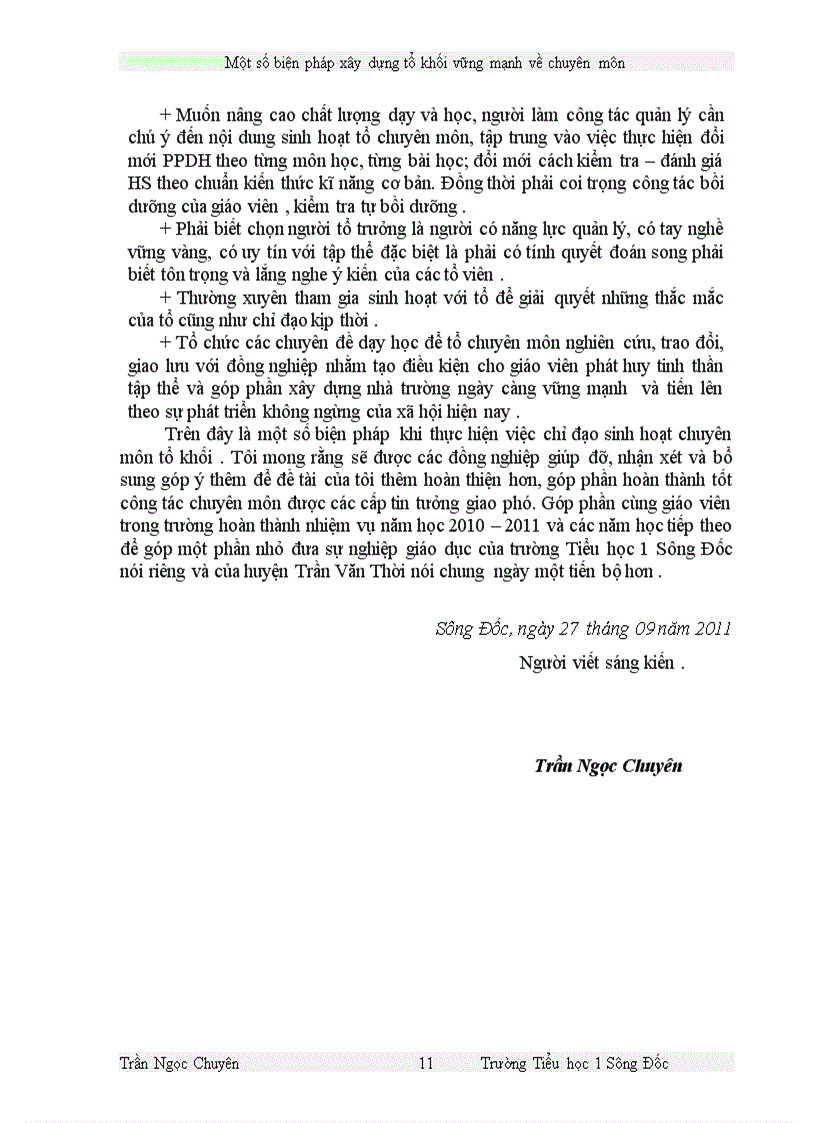 image for page Một số biện pháp xây dựng tổ khối vững mạnh về chuyên môn