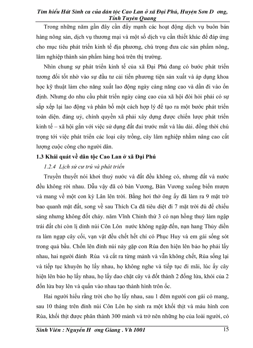 image for page Tìm hiểu hát Sình Ca của dân tộc Cao Lan ở xã Đại Phú huyện Sơn Dương tỉnh Tuyên Quang