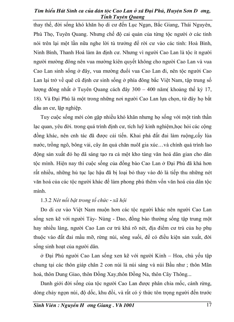 image for page Tìm hiểu hát Sình Ca của dân tộc Cao Lan ở xã Đại Phú huyện Sơn Dương tỉnh Tuyên Quang