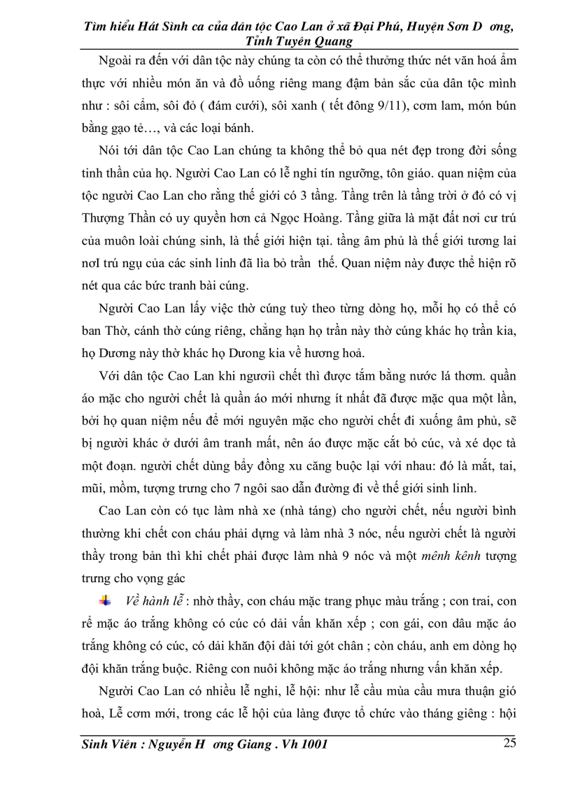 image for page Tìm hiểu hát Sình Ca của dân tộc Cao Lan ở xã Đại Phú huyện Sơn Dương tỉnh Tuyên Quang