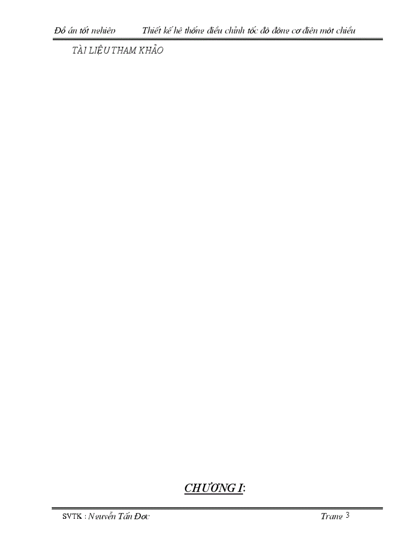 image for page Thiết kế hệ thống điều chỉnh tốc độ động cơ điện 1 chiều