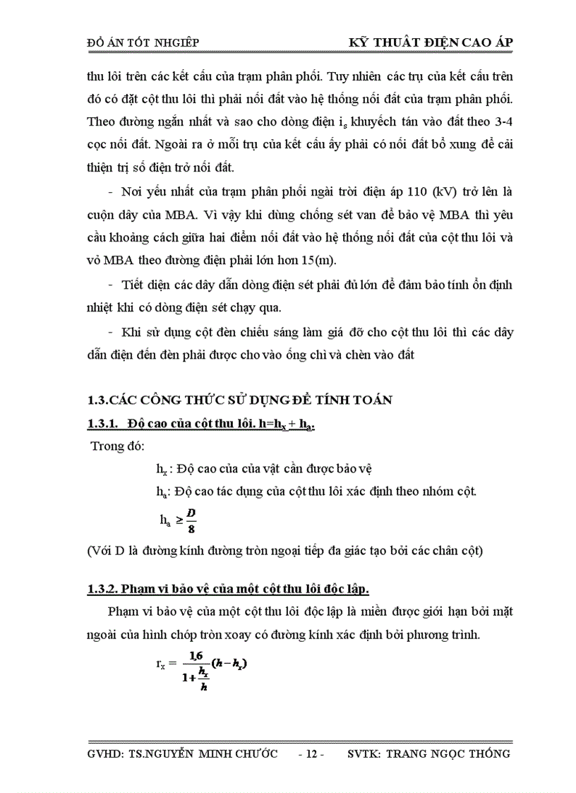 image for page Đồ án kỹ thuật điện cao áp