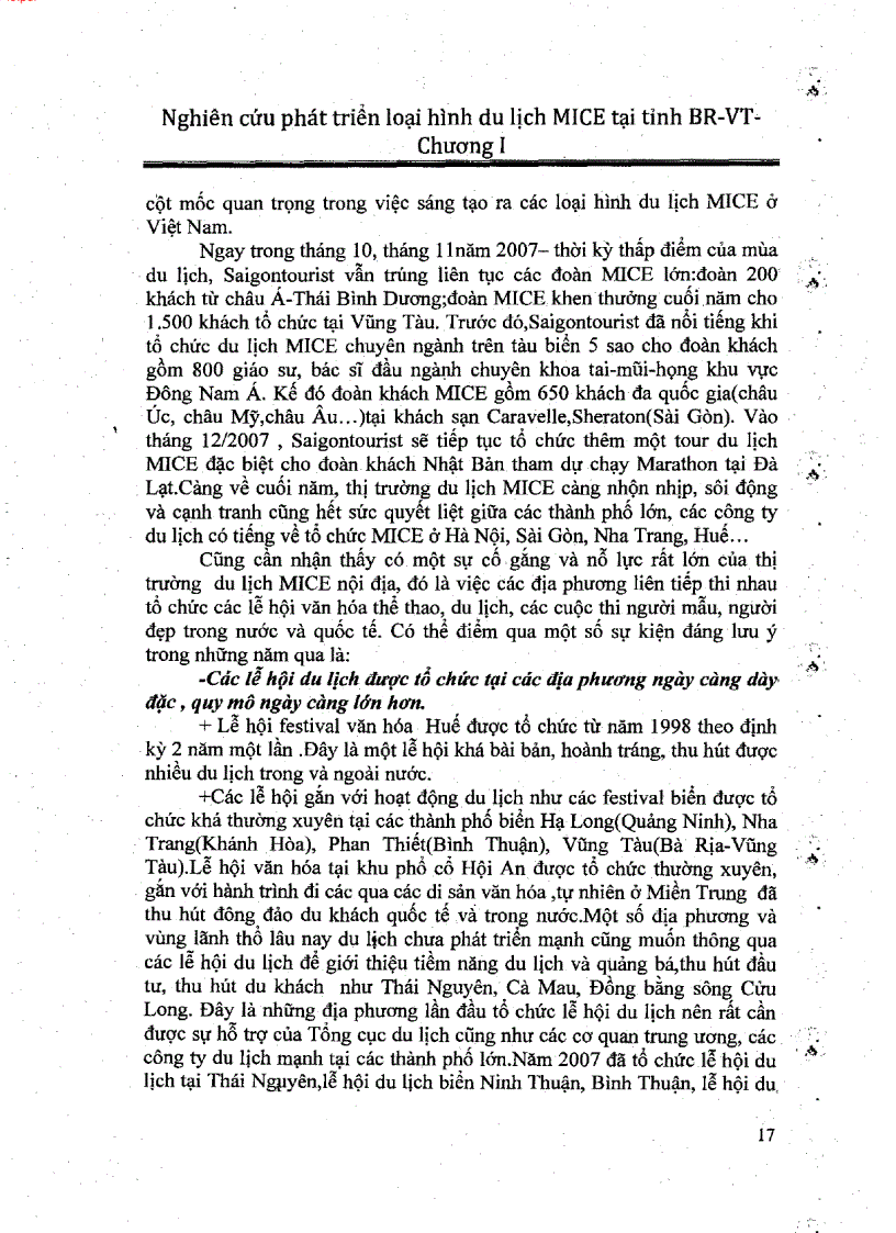 image for page Nghiên cứu phát triển loại hình du lịch Mice tại tỉnh Bà Rịa Vũng Tau