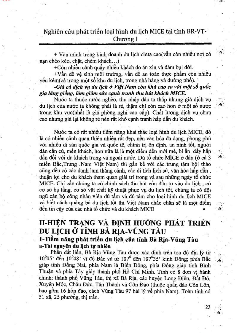 image for page Nghiên cứu phát triển loại hình du lịch Mice tại tỉnh Bà Rịa Vũng Tau