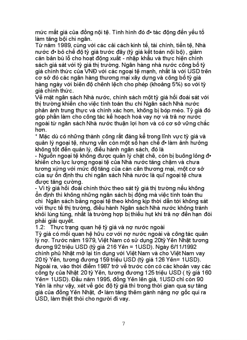 image for page Vấn đề về tỷ giá hối đoái và chính sách tỷ giá hối đoái ở Việt Nam