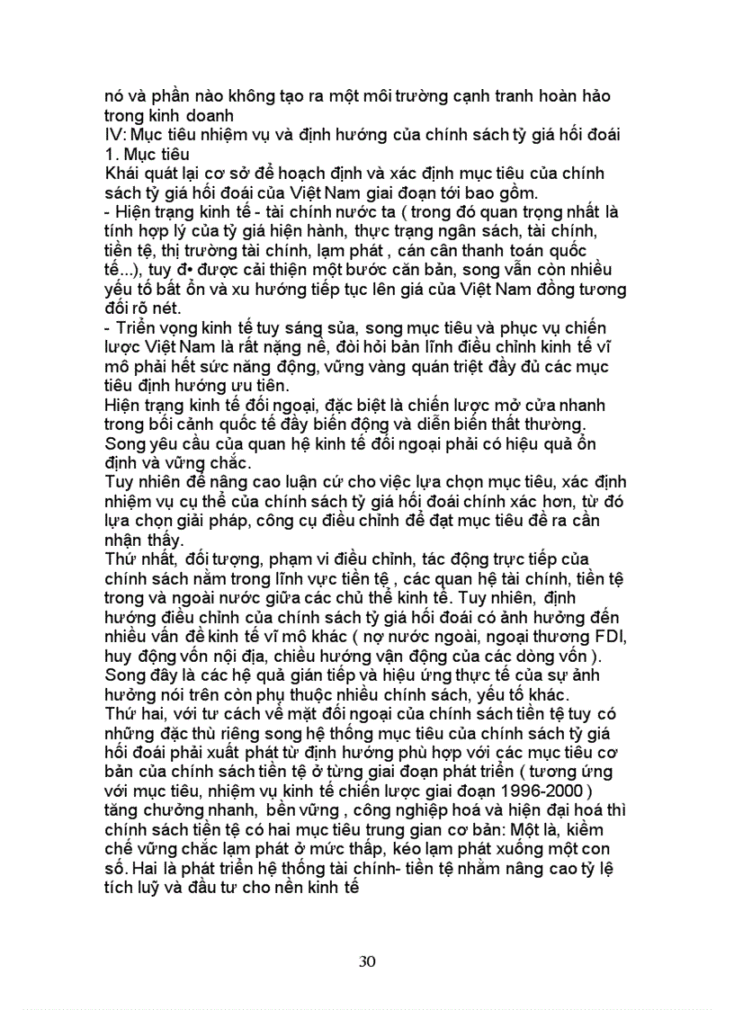 image for page Vấn đề về tỷ giá hối đoái và chính sách tỷ giá hối đoái ở Việt Nam