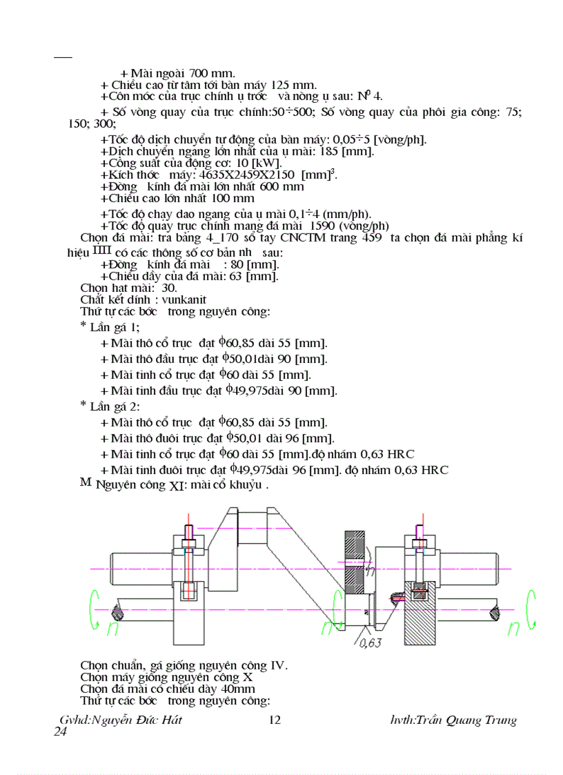 image for page Thiết kế quy trình công nghệ Gia công Trục khuỷu máy diezel