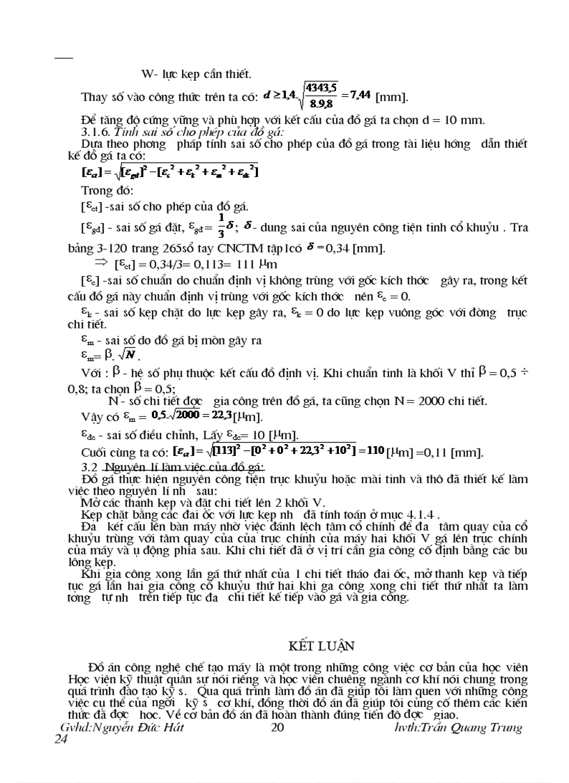 image for page Thiết kế quy trình công nghệ Gia công Trục khuỷu máy diezel