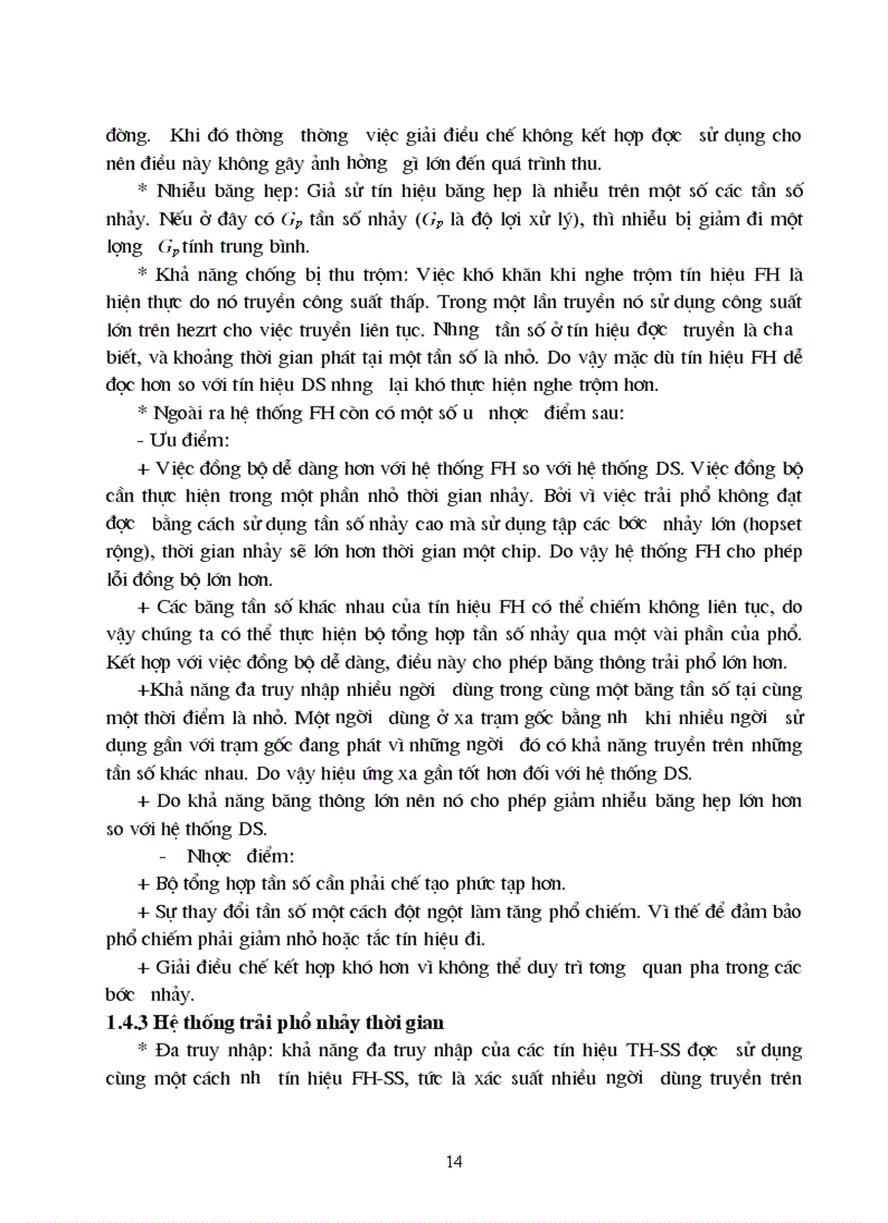 image for page Tên đồ án Kỹ thuật trải phổ CDMA và ứng dụng trong thông tin