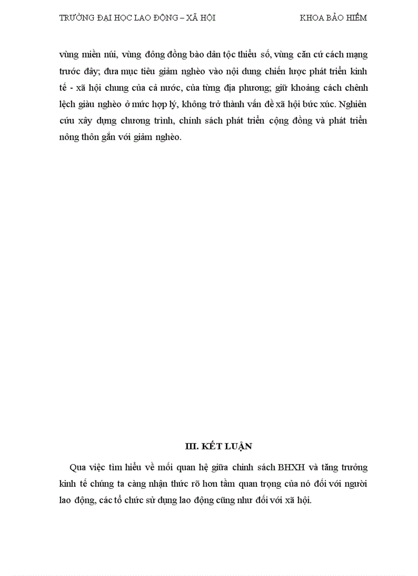 image for page Tiểu luận Lý thuyết bảo hiểm Mối quan hệ giữa chính sách Bảo hiểm xã hội và tăng trưởng kinh tế