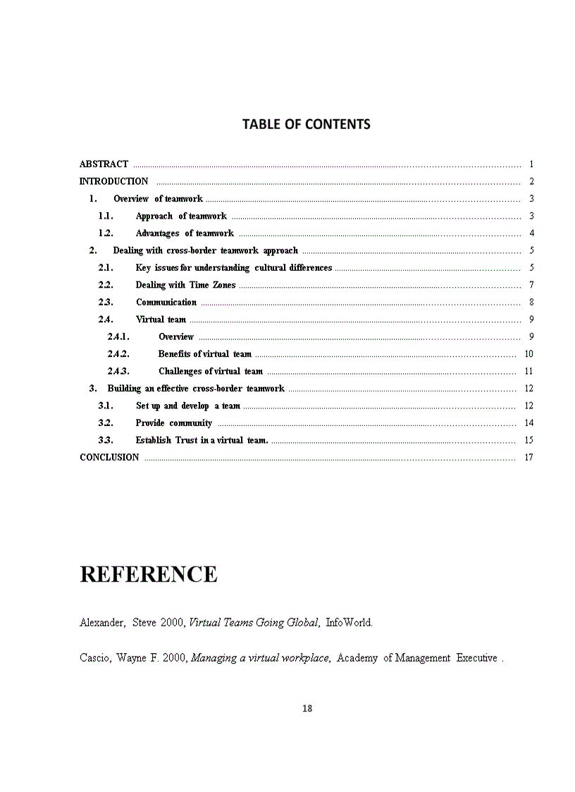image for page Dealing with cross border teamwork approach